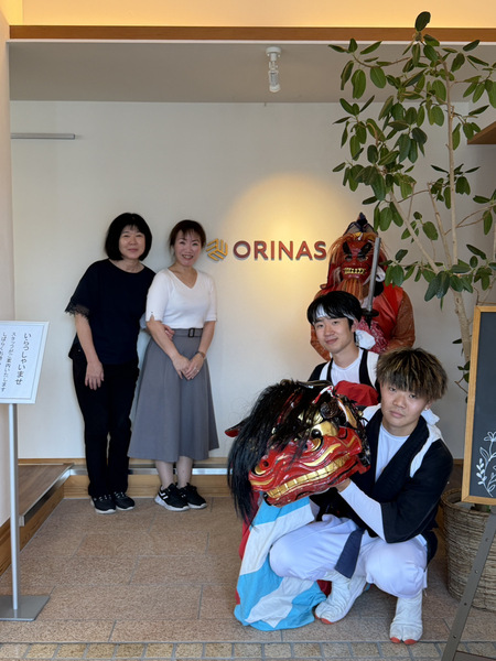 秋の伝統行事、獅子舞がやってきました！