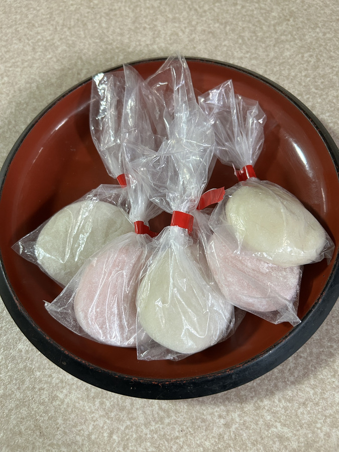 生石高原の山開きで「初・餅投げ」に参加しました！